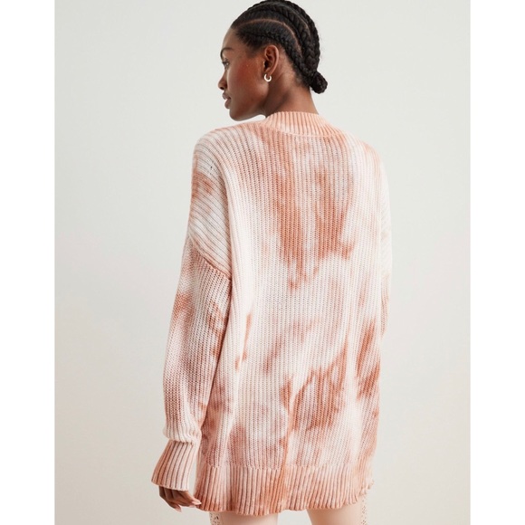 NEW [Aerie] Open Knit Oversized Tie Dye Sweater - Picture 12 of 15